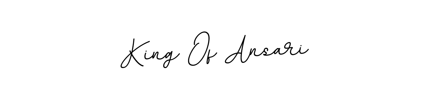 Make a short King Of Ansari signature style. Manage your documents anywhere anytime using BallpointsItalic-DORy9. Create and add eSignatures, submit forms, share and send files easily. King Of Ansari signature style 11 images and pictures png