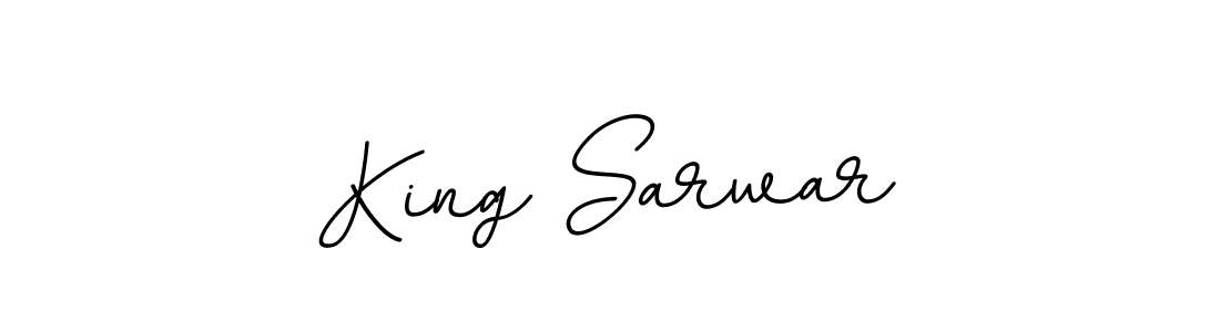 It looks lik you need a new signature style for name King Sarwar. Design unique handwritten (BallpointsItalic-DORy9) signature with our free signature maker in just a few clicks. King Sarwar signature style 11 images and pictures png