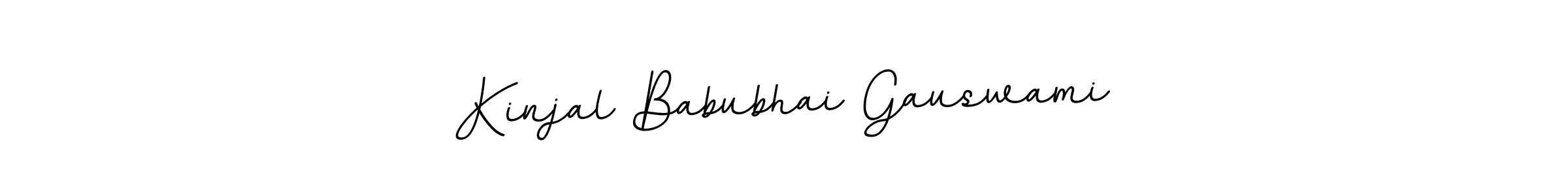 Similarly BallpointsItalic-DORy9 is the best handwritten signature design. Signature creator online .You can use it as an online autograph creator for name Kinjal Babubhai Gauswami. Kinjal Babubhai Gauswami signature style 11 images and pictures png