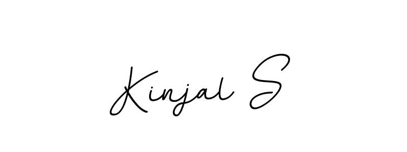 This is the best signature style for the Kinjal S name. Also you like these signature font (BallpointsItalic-DORy9). Mix name signature. Kinjal S signature style 11 images and pictures png