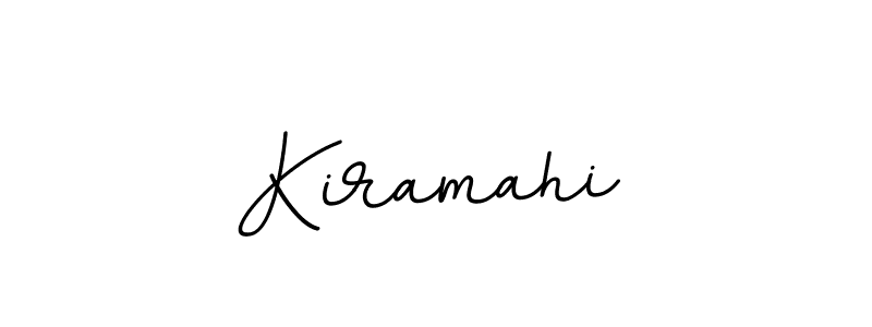 How to make Kiramahi name signature. Use BallpointsItalic-DORy9 style for creating short signs online. This is the latest handwritten sign. Kiramahi signature style 11 images and pictures png