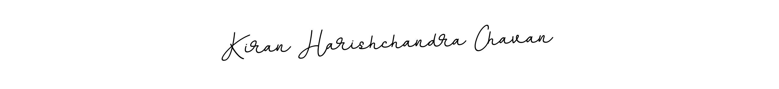 Use a signature maker to create a handwritten signature online. With this signature software, you can design (BallpointsItalic-DORy9) your own signature for name Kiran Harishchandra Chavan. Kiran Harishchandra Chavan signature style 11 images and pictures png