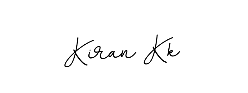 Design your own signature with our free online signature maker. With this signature software, you can create a handwritten (BallpointsItalic-DORy9) signature for name Kiran Kk. Kiran Kk signature style 11 images and pictures png