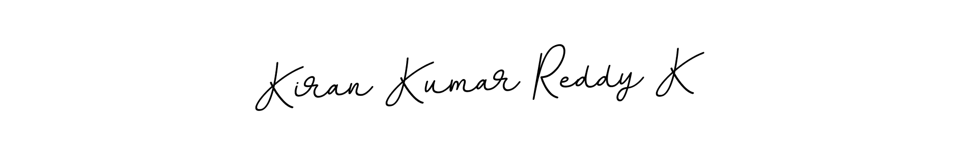 Design your own signature with our free online signature maker. With this signature software, you can create a handwritten (BallpointsItalic-DORy9) signature for name Kiran Kumar Reddy K. Kiran Kumar Reddy K signature style 11 images and pictures png