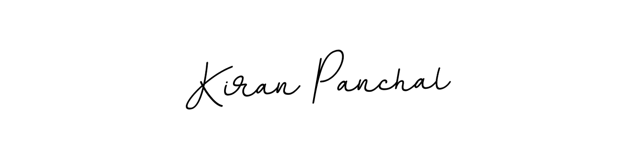 How to make Kiran Panchal name signature. Use BallpointsItalic-DORy9 style for creating short signs online. This is the latest handwritten sign. Kiran Panchal signature style 11 images and pictures png