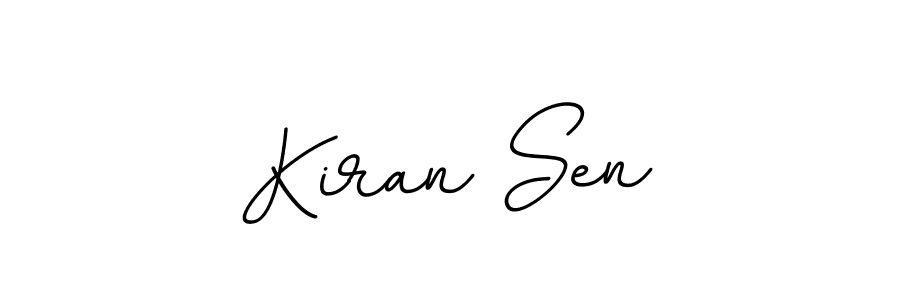 Kiran Sen stylish signature style. Best Handwritten Sign (BallpointsItalic-DORy9) for my name. Handwritten Signature Collection Ideas for my name Kiran Sen. Kiran Sen signature style 11 images and pictures png