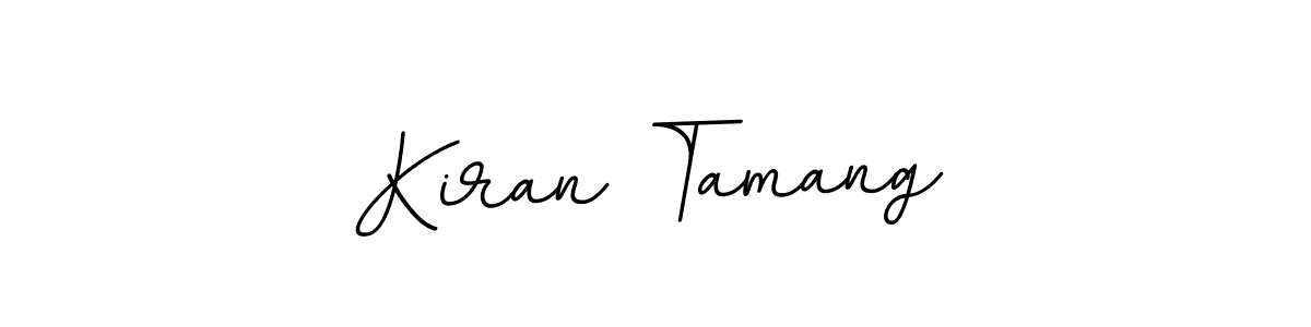 Create a beautiful signature design for name Kiran Tamang. With this signature (BallpointsItalic-DORy9) fonts, you can make a handwritten signature for free. Kiran Tamang signature style 11 images and pictures png