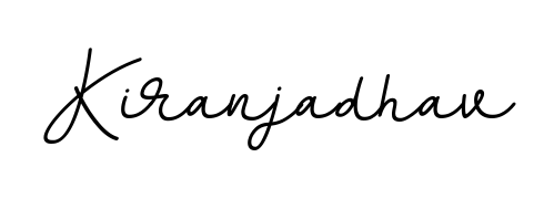 Transform the name Kiranjadhav into a signature masterpiece using BallpointsItalic-DORy9 font. Ideal for photographers, artists, and creators looking for watermarks. Kiranjadhav signature style 11 images and pictures png