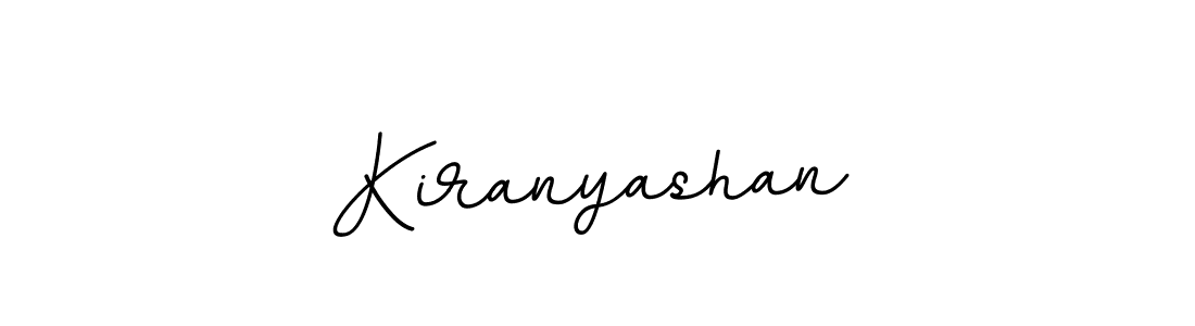 Make a beautiful signature design for name Kiranyashan. With this signature (BallpointsItalic-DORy9) style, you can create a handwritten signature for free. Kiranyashan signature style 11 images and pictures png