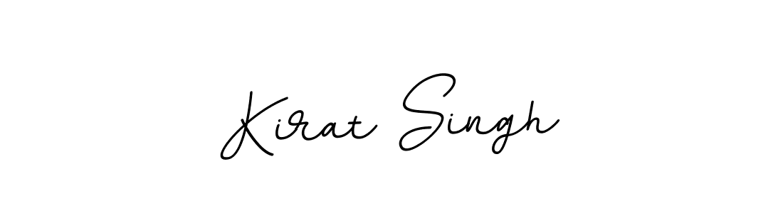 The best way (BallpointsItalic-DORy9) to make a short signature is to pick only two or three words in your name. The name Kirat Singh include a total of six letters. For converting this name. Kirat Singh signature style 11 images and pictures png
