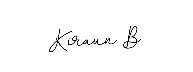 How to make Kiraun B signature? BallpointsItalic-DORy9 is a professional autograph style. Create handwritten signature for Kiraun B name. Kiraun B signature style 11 images and pictures png