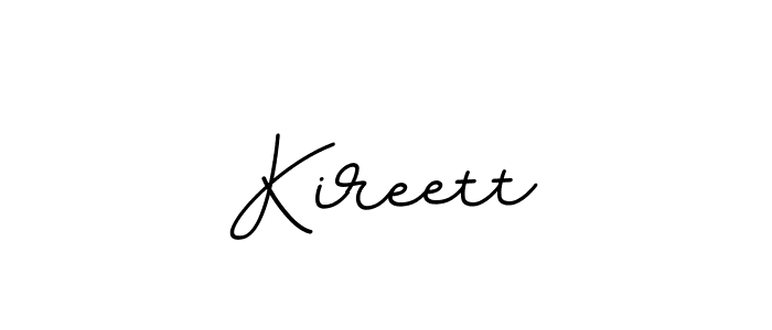 The best way (BallpointsItalic-DORy9) to make a short signature is to pick only two or three words in your name. The name Kireett include a total of six letters. For converting this name. Kireett signature style 11 images and pictures png