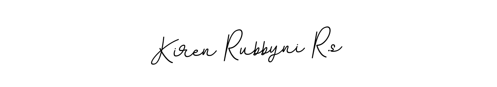 Kiren Rubbyni R.s stylish signature style. Best Handwritten Sign (BallpointsItalic-DORy9) for my name. Handwritten Signature Collection Ideas for my name Kiren Rubbyni R.s. Kiren Rubbyni R.s signature style 11 images and pictures png