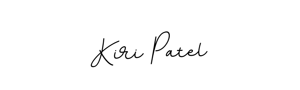 How to make Kiri Patel name signature. Use BallpointsItalic-DORy9 style for creating short signs online. This is the latest handwritten sign. Kiri Patel signature style 11 images and pictures png