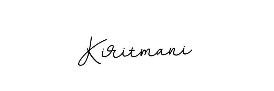 You should practise on your own different ways (BallpointsItalic-DORy9) to write your name (Kiritmani) in signature. don't let someone else do it for you. Kiritmani signature style 11 images and pictures png