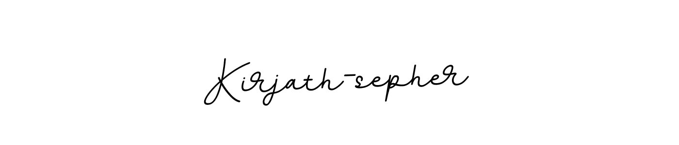 It looks lik you need a new signature style for name Kirjath-sepher. Design unique handwritten (BallpointsItalic-DORy9) signature with our free signature maker in just a few clicks. Kirjath-sepher signature style 11 images and pictures png