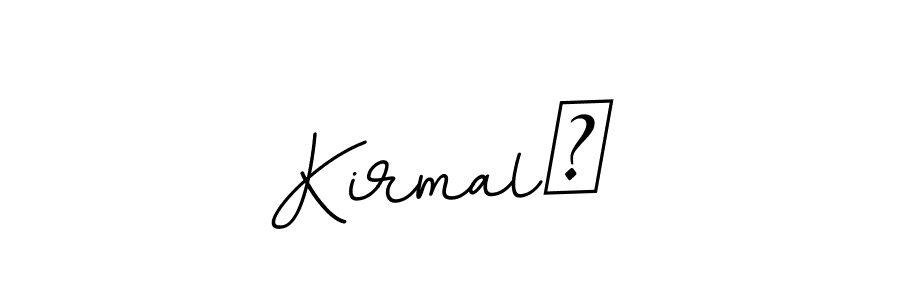 Once you've used our free online signature maker to create your best signature BallpointsItalic-DORy9 style, it's time to enjoy all of the benefits that Kirmal❤ name signing documents. Kirmal❤ signature style 11 images and pictures png