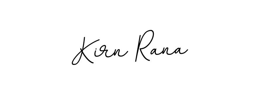 This is the best signature style for the Kirn Rana name. Also you like these signature font (BallpointsItalic-DORy9). Mix name signature. Kirn Rana signature style 11 images and pictures png