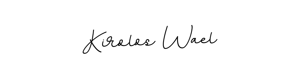 Make a short Kirolos Wael signature style. Manage your documents anywhere anytime using BallpointsItalic-DORy9. Create and add eSignatures, submit forms, share and send files easily. Kirolos Wael signature style 11 images and pictures png