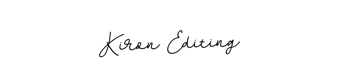 It looks lik you need a new signature style for name Kiron Editing. Design unique handwritten (BallpointsItalic-DORy9) signature with our free signature maker in just a few clicks. Kiron Editing signature style 11 images and pictures png