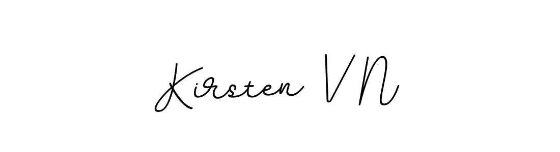 Also we have Kirsten V N name is the best signature style. Create professional handwritten signature collection using BallpointsItalic-DORy9 autograph style. Kirsten V N signature style 11 images and pictures png