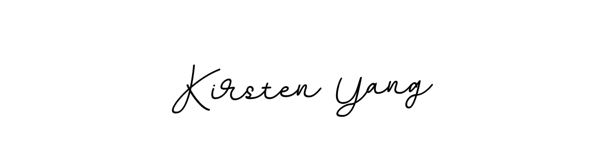 if you are searching for the best signature style for your name Kirsten Yang. so please give up your signature search. here we have designed multiple signature styles  using BallpointsItalic-DORy9. Kirsten Yang signature style 11 images and pictures png