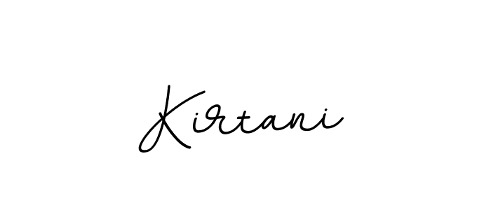 Kirtani stylish signature style. Best Handwritten Sign (BallpointsItalic-DORy9) for my name. Handwritten Signature Collection Ideas for my name Kirtani. Kirtani signature style 11 images and pictures png