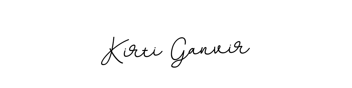 Use a signature maker to create a handwritten signature online. With this signature software, you can design (BallpointsItalic-DORy9) your own signature for name Kirti Ganvir. Kirti Ganvir signature style 11 images and pictures png