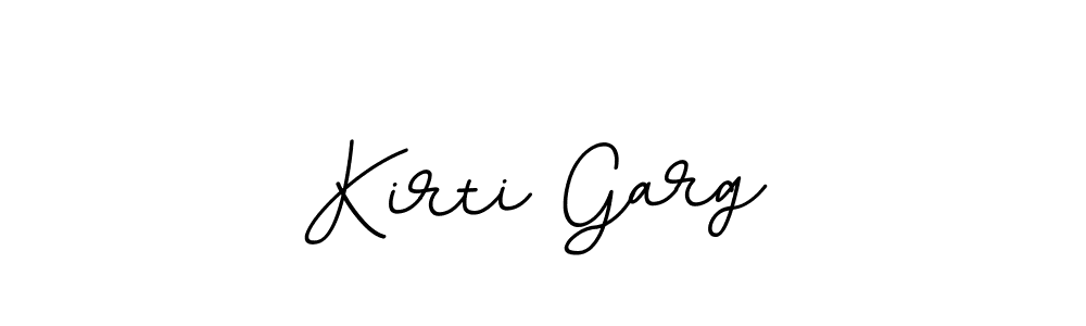 Make a beautiful signature design for name Kirti Garg. With this signature (BallpointsItalic-DORy9) style, you can create a handwritten signature for free. Kirti Garg signature style 11 images and pictures png