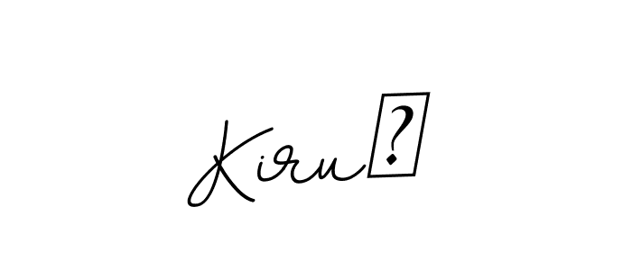 Once you've used our free online signature maker to create your best signature BallpointsItalic-DORy9 style, it's time to enjoy all of the benefits that Kiru♡ name signing documents. Kiru♡ signature style 11 images and pictures png