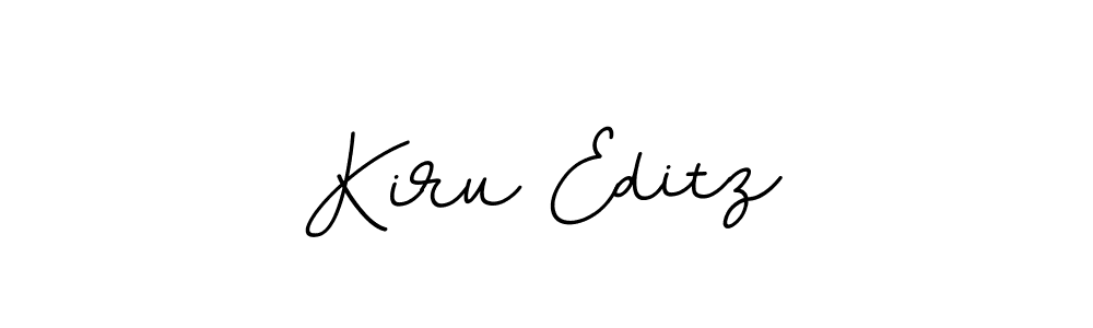 Design your own signature with our free online signature maker. With this signature software, you can create a handwritten (BallpointsItalic-DORy9) signature for name Kiru Editz. Kiru Editz signature style 11 images and pictures png