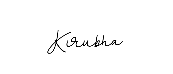 The best way (BallpointsItalic-DORy9) to make a short signature is to pick only two or three words in your name. The name Kirubha include a total of six letters. For converting this name. Kirubha signature style 11 images and pictures png