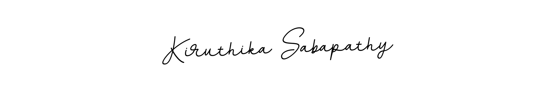 if you are searching for the best signature style for your name Kiruthika Sabapathy. so please give up your signature search. here we have designed multiple signature styles  using BallpointsItalic-DORy9. Kiruthika Sabapathy signature style 11 images and pictures png