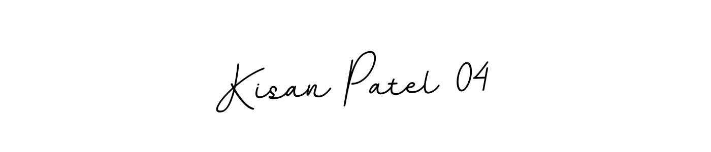 Make a beautiful signature design for name Kisan Patel 04. With this signature (BallpointsItalic-DORy9) style, you can create a handwritten signature for free. Kisan Patel 04 signature style 11 images and pictures png