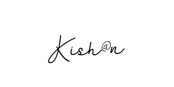 Similarly BallpointsItalic-DORy9 is the best handwritten signature design. Signature creator online .You can use it as an online autograph creator for name Kish@n. Kish@n signature style 11 images and pictures png