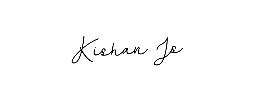 Use a signature maker to create a handwritten signature online. With this signature software, you can design (BallpointsItalic-DORy9) your own signature for name Kishan Js. Kishan Js signature style 11 images and pictures png