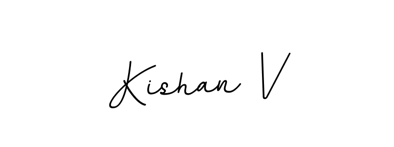BallpointsItalic-DORy9 is a professional signature style that is perfect for those who want to add a touch of class to their signature. It is also a great choice for those who want to make their signature more unique. Get Kishan V name to fancy signature for free. Kishan V signature style 11 images and pictures png