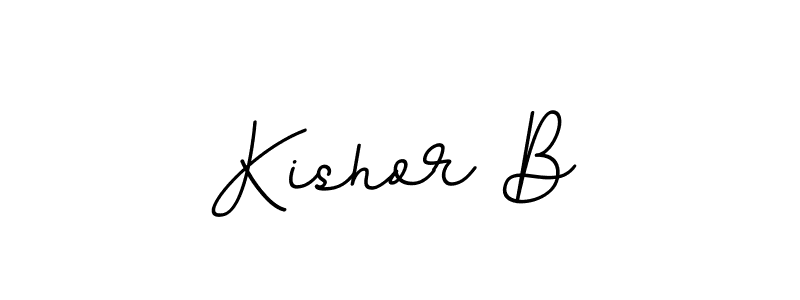 Also we have Kishor B name is the best signature style. Create professional handwritten signature collection using BallpointsItalic-DORy9 autograph style. Kishor B signature style 11 images and pictures png