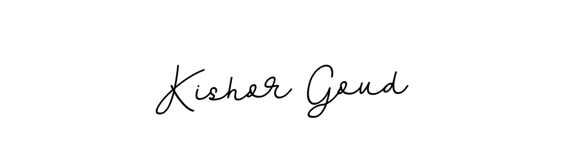 You should practise on your own different ways (BallpointsItalic-DORy9) to write your name (Kishor Goud) in signature. don't let someone else do it for you. Kishor Goud signature style 11 images and pictures png