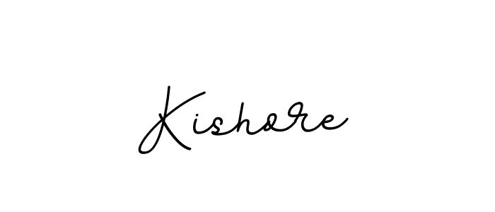 Make a beautiful signature design for name Kishore. With this signature (BallpointsItalic-DORy9) style, you can create a handwritten signature for free. Kishore signature style 11 images and pictures png