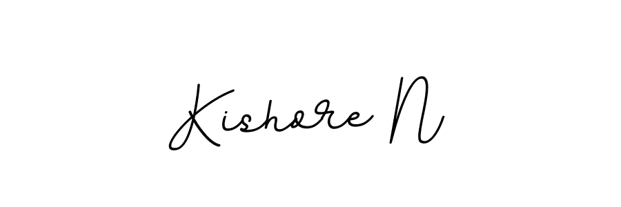 Make a beautiful signature design for name Kishore N. Use this online signature maker to create a handwritten signature for free. Kishore N signature style 11 images and pictures png