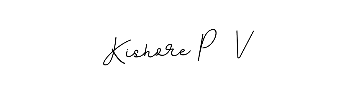 How to make Kishore P  V signature? BallpointsItalic-DORy9 is a professional autograph style. Create handwritten signature for Kishore P  V name. Kishore P  V signature style 11 images and pictures png
