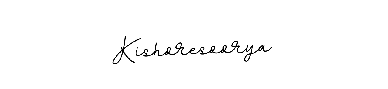 How to make Kishoresoorya name signature. Use BallpointsItalic-DORy9 style for creating short signs online. This is the latest handwritten sign. Kishoresoorya signature style 11 images and pictures png