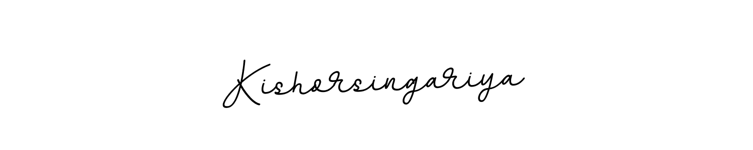 How to Draw Kishorsingariya signature style? BallpointsItalic-DORy9 is a latest design signature styles for name Kishorsingariya. Kishorsingariya signature style 11 images and pictures png