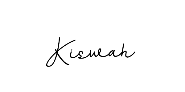 Design your own signature with our free online signature maker. With this signature software, you can create a handwritten (BallpointsItalic-DORy9) signature for name Kiswah. Kiswah signature style 11 images and pictures png