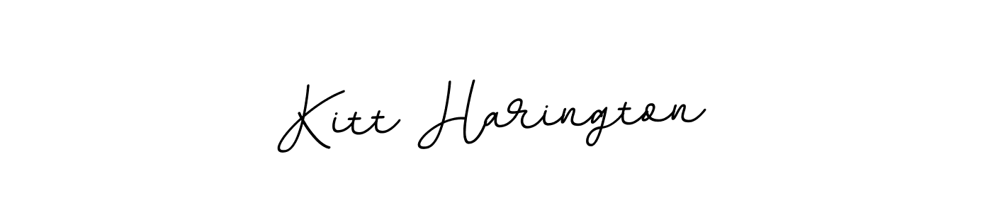 Make a beautiful signature design for name Kitt Harington. Use this online signature maker to create a handwritten signature for free. Kitt Harington signature style 11 images and pictures png