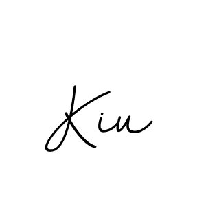 How to make Kiu signature? BallpointsItalic-DORy9 is a professional autograph style. Create handwritten signature for Kiu name. Kiu signature style 11 images and pictures png