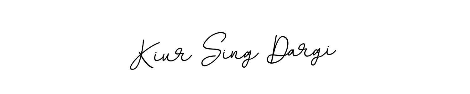 Also You can easily find your signature by using the search form. We will create Kiur Sing Dargi name handwritten signature images for you free of cost using BallpointsItalic-DORy9 sign style. Kiur Sing Dargi signature style 11 images and pictures png