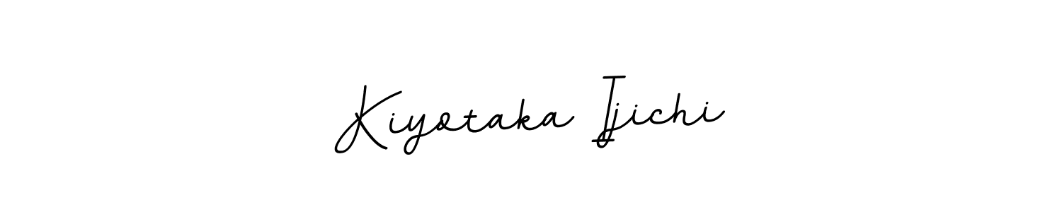 Also we have Kiyotaka Ijichi name is the best signature style. Create professional handwritten signature collection using BallpointsItalic-DORy9 autograph style. Kiyotaka Ijichi signature style 11 images and pictures png