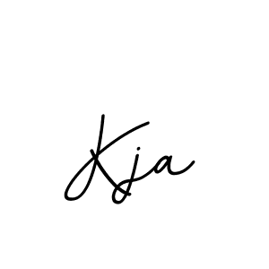 You should practise on your own different ways (BallpointsItalic-DORy9) to write your name (Kja) in signature. don't let someone else do it for you. Kja signature style 11 images and pictures png